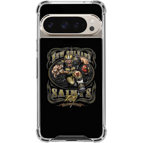 Liquid Blue NFL New Orleans Saints Running Back Pixel 9/9 Pro Clear Case